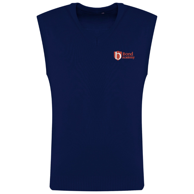 BA0 Navy V-Neck Vest (42)