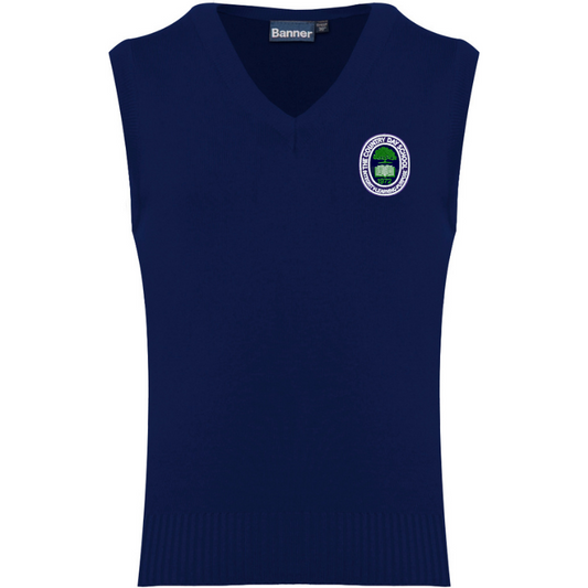 CDS Navy V-Neck Vest (26)