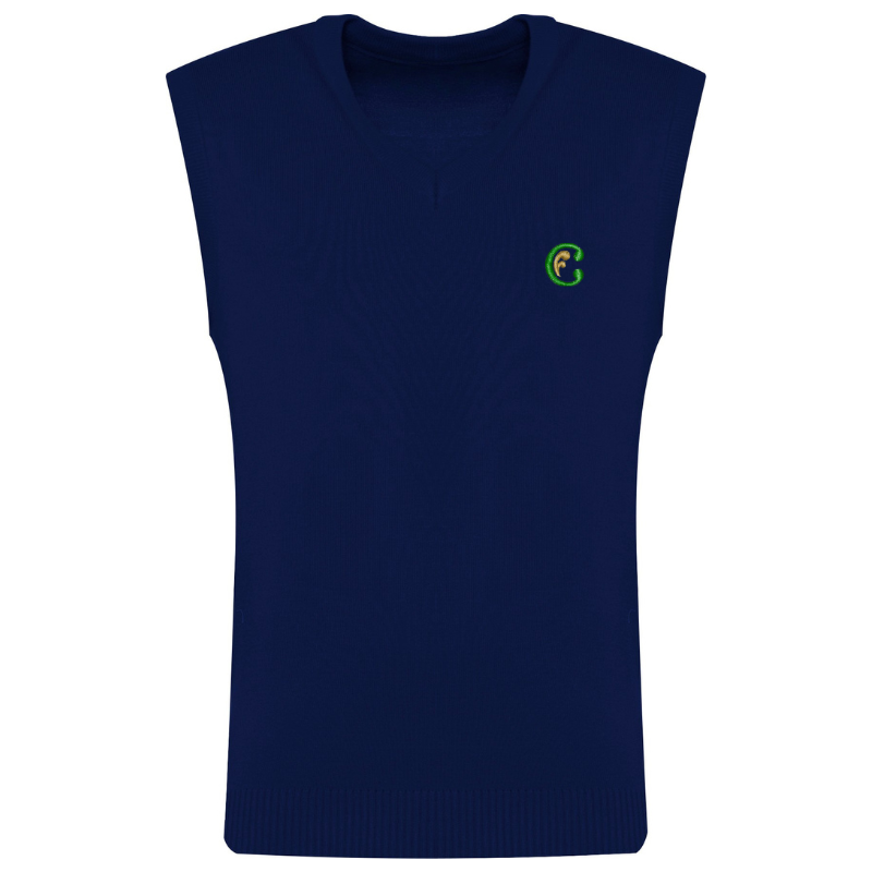 CM0 Navy V-Neck Vest (36)