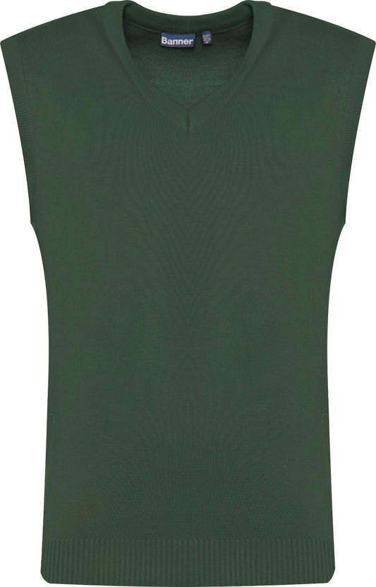 Gilet vert à col en V (24)