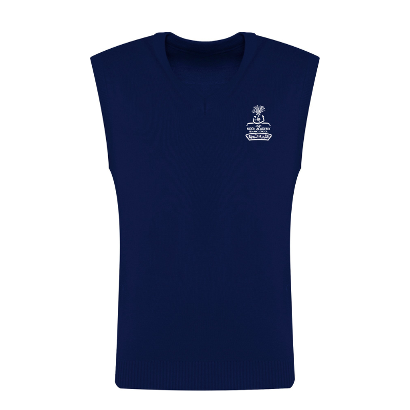 Gilet NA0 bleu marine à col en V (42)