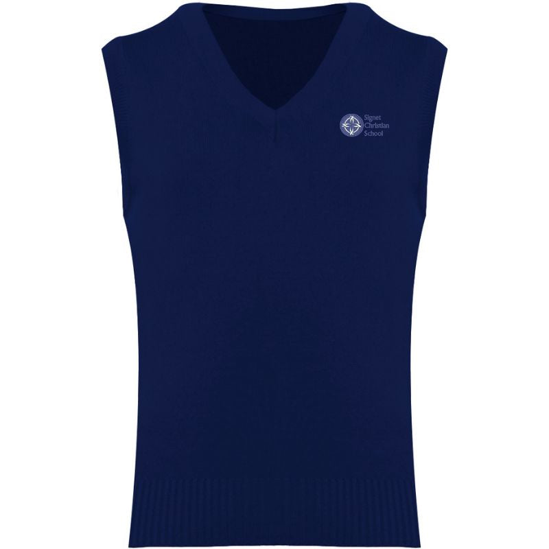 SCS Navy V-Neck Vest (44)