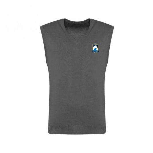 Grey V-Neck Vest (SRS 46)
