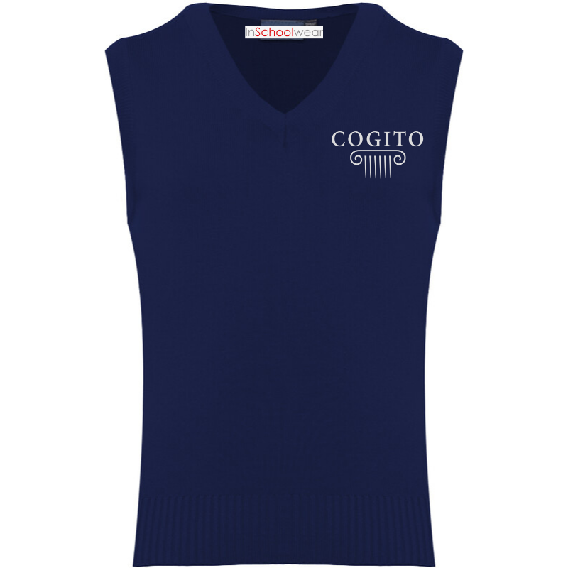 MES Navy V-Neck Vest (28)