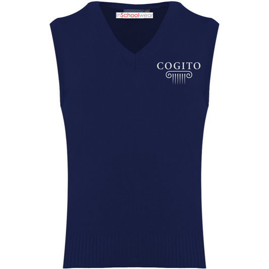 MES Navy V-Neck Vest (34)