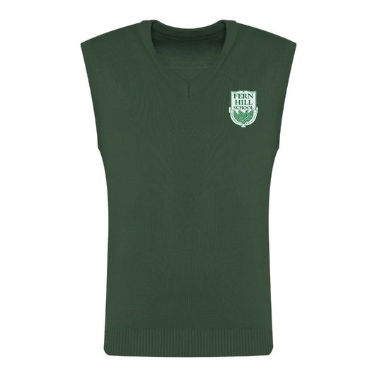 FHS Green V-Neck Vest (42)