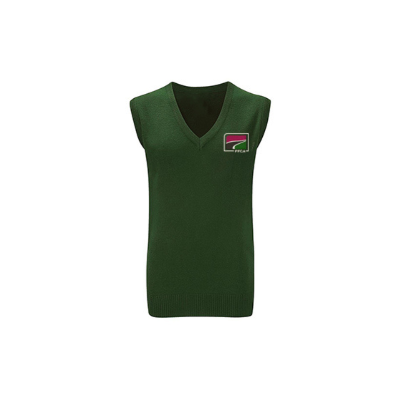 FCA V-Neck Vest Green (32)