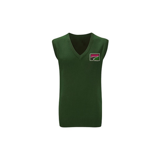 FCA V-Neck Vest Green (38)