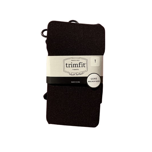 Collants en microfibre noirs pour femmes (T)