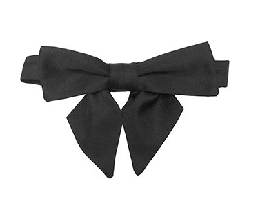 Floppy Black Bow Tie