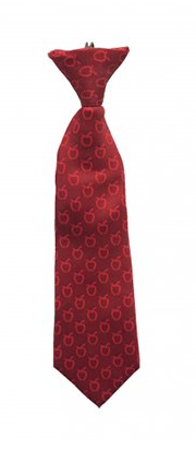 14" Junior Clip Tie Red - CFI