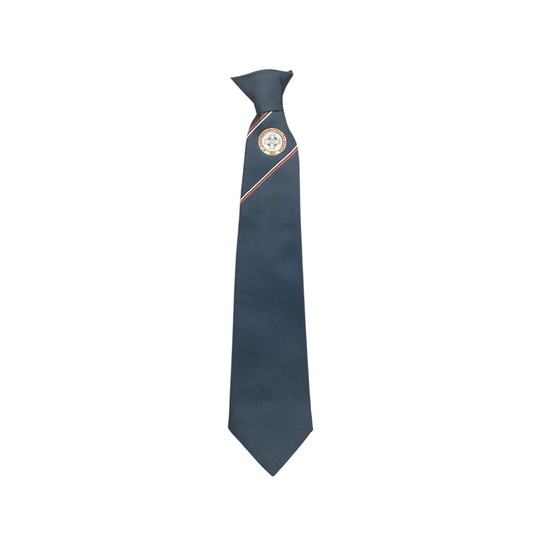 SML Navy 14" Junior Clip Tie