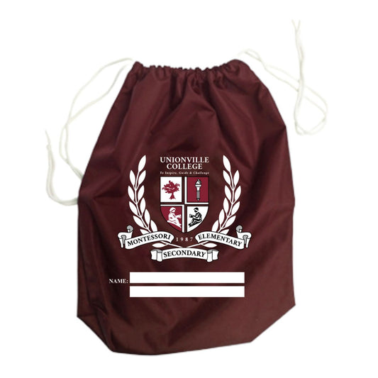 Burgundy UM0 Drawstring Gym Bag (OS)