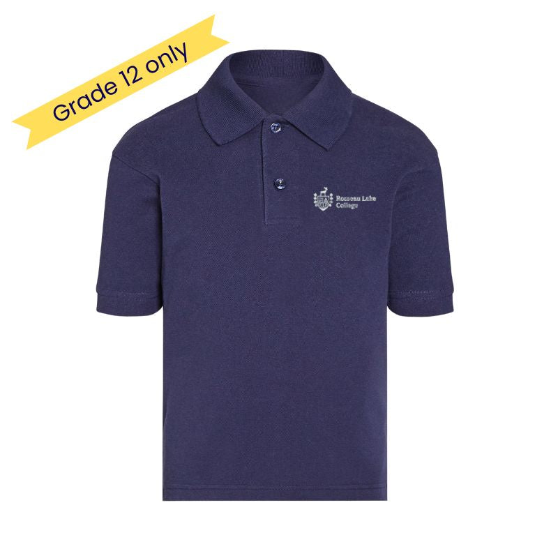 RLC Navy Premium Short Sleeve Polo (AL)