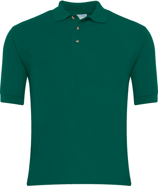 Polo vert premium à manches courtes (AXL)