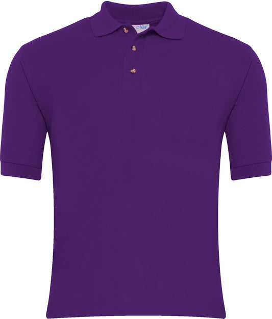 Polo violet premium à manches courtes (AXL)