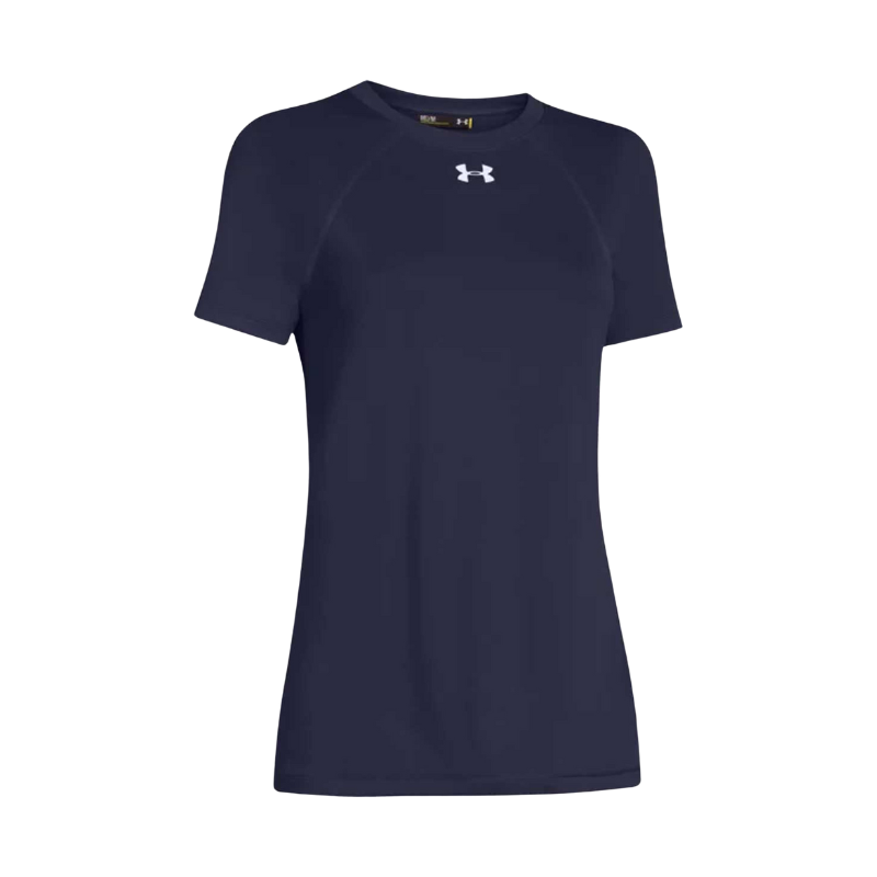 UA Womens Navy Short Sleeve Locker T (WS)