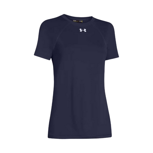 UA Womens Navy Short Sleeve Locker T (WL)
