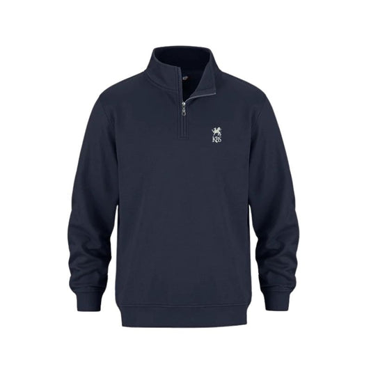 Sweat-shirt KBS Navy à fermeture éclair 1/4 (AXL)