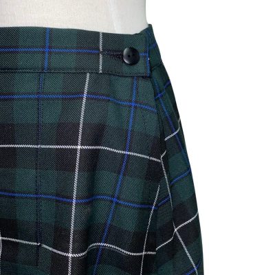 Pleated Tartan Skirt - Image 2