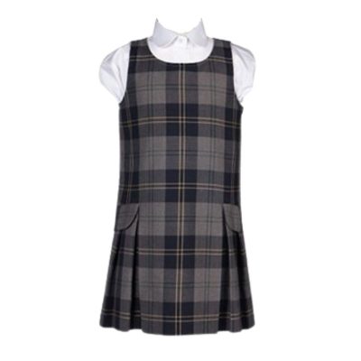 Triple Pleat Tunic, Tartan